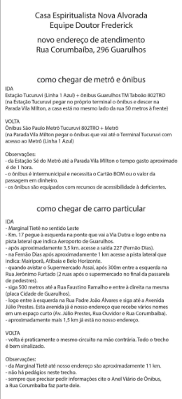 Casa Espiritualista Nova Alvorada